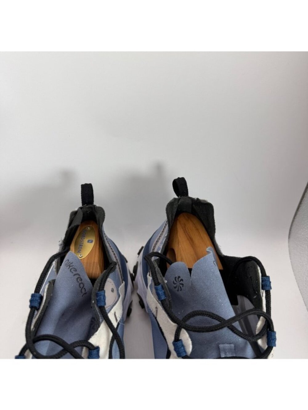 Nike React Element 55 Indigo Fog Shoes Mens Size 12 Blue Running Athletic - Picture 4 of 11